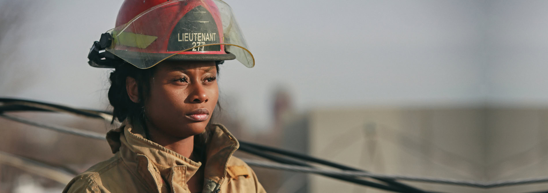 Image of firefighter depicting ptsd and addition in firefighters